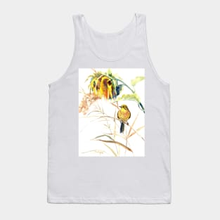 Yellowhammer and Sunflower Tank Top